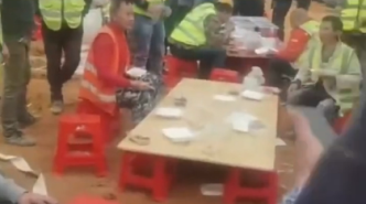工人在工地吃饭被城管驱赶？当地通报来了