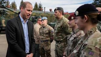 威廉王子突访波乌边界基地慰问英国部队，将会见波兰总统