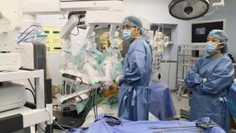 瑞金医院使用国产手术机器人，成功完成5台胰体尾切除术