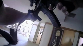 美警方公布纳什维尔校园枪击案中警察与枪手对峙的执法视频
