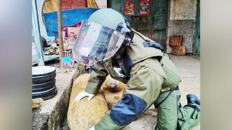 南宁一工地挖出废旧炮弹，专家：系战争时期遗留的