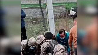陸軍戰士休假偶遇汽車側翻立刻救援