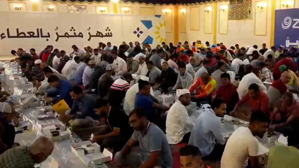 科威特为斋月中的穆斯林民众提供免费开斋饭