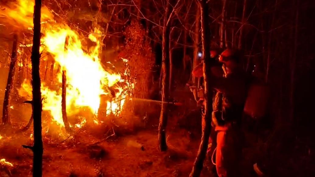 昆明森林消防员本月两周内已4次征战火场