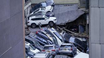 早安·世界｜美国纽约一停车场发生倒塌事故，已造成1死6伤