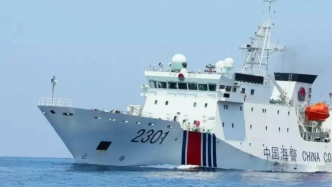中国海警舰艇编队在我钓鱼岛领海巡航