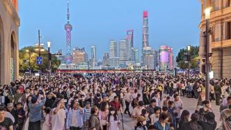 5月2日上海景区点接待游客超150万人次，相比2019年增长48%