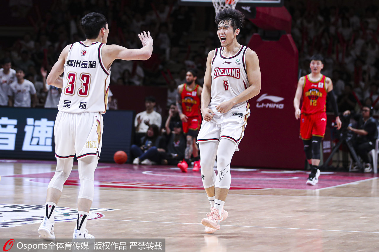 篮球——CBA第一阶段：浙江稠州金租胜青岛每日优鲜_比赛