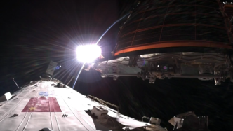 视频丨使命达成！空间站第一视角看天舟五号撤离