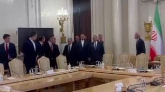 视频｜俄叙土伊四国外长在莫斯科举行会议