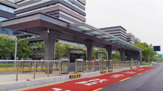 上海71路中运量公交西延伸工程专用道5月13日起正式启用