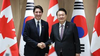 尹锡悦与特鲁多会谈，韩加两国将加强经济和国防安全合作