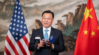 中国驻美大使谢锋发表欢迎辞：一起为中美关系思与行、鼓与呼