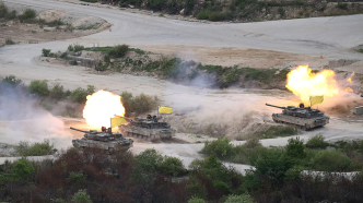 美韩在三八线附近启动“最大规模”实弹演习，朝方尚未作回应