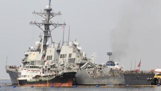 伊朗称在霍尔木兹海峡监视一艘美国军舰