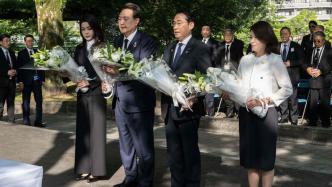 韩日首脑共访广岛核爆慰灵碑，尹锡悦：史无前例