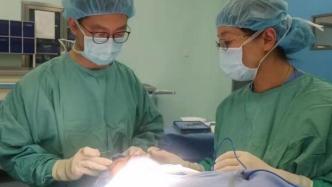 62岁老伯因血栓双目几近失明，上海医生做视神经鞘“开窗”手术减压