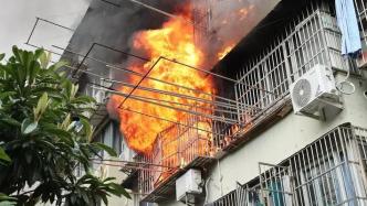 上海寶山共康東路一居民家失火：目前無傷亡，原因待查