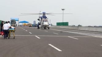 引入救援直升机，湖州高速开展“迎亚运”突发事件应急演练