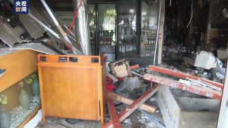 视频丨记者实地探访银川烧烤店爆炸事故现场