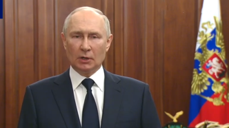 俄总统普京发表电视讲话，感谢全国民众和社会的团结