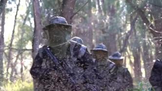 新疆阿勒泰军分区北湾边防战士，穿行在蚊子群中巡逻