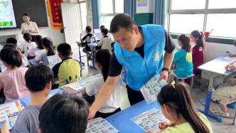 義務救援隊走訪學校講安全：預防學生溺水事故