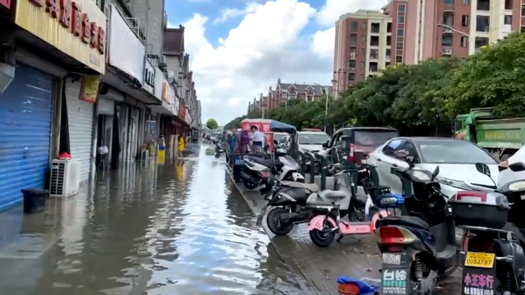 暴雨夜袭嘉善，店铺：刚杀了一头羊，断电损失严重