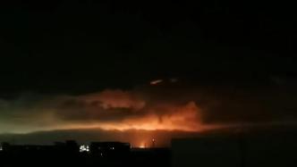 上海深夜“云烧起来了”？原来是因为地面火炬燃烧