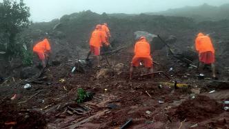印度官员：马哈拉施特拉邦山体滑坡已致28人死亡