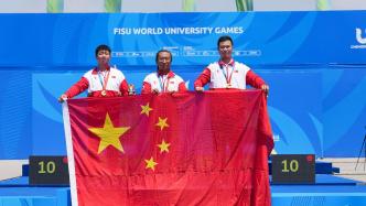 中国代表团暂列成都大运会金牌榜和奖牌榜第一名