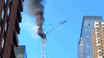 早安·世界｜惊悚一幕！纽约起重机起火倒塌已致11人受伤