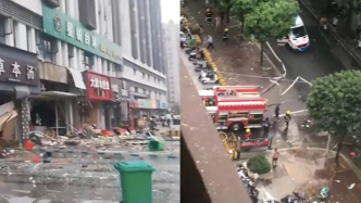 福州仓山区一餐厅发生疑似燃气爆炸，3人受伤