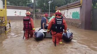 慢直播丨涞水多村遭暴雨重创：道路被冲毁，救援队挺进寻找失联人员