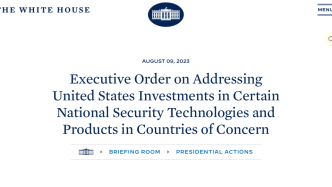 白宫要求美国人更广泛通报三大高科技领域对华投资情况，中方回应