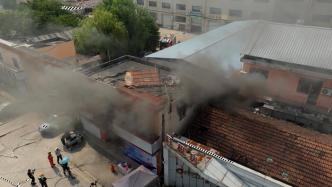 上海消防用真火真烟试验，揭示“三合一”场所火灾风险