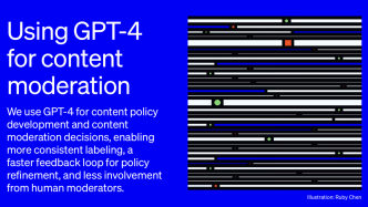 OpenAI提出用GPT-4代替人类审核网络内容：更快、判断更一致