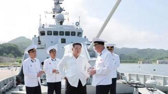 金正恩視察朝鮮海軍并觀摩導彈發射訓練