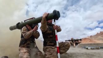 震撼！新疆军区多种武器实弹射击考核