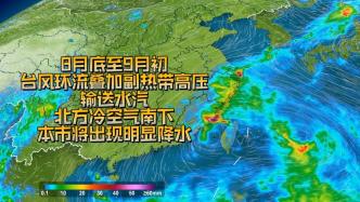 “苏拉”已成超强台风，8月底至9月初上海市将出现明显降水
