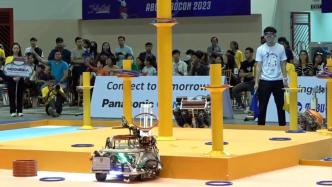 2023亚太大学生机器人大赛在柬埔寨首都举行