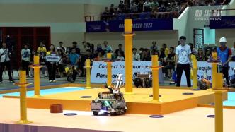 2023亚太大学生机器人大赛在柬埔寨首都举行