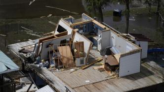 早安·世界｜ 飓风艾达利亚侵袭佛州已2人死亡房屋被毁