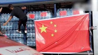 在摩洛哥的中国红！挂着五星红旗的货车出现在震区