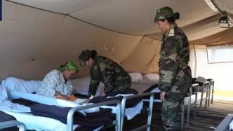 摩洛哥军方开设野战医院，民众积极为地震伤员献血