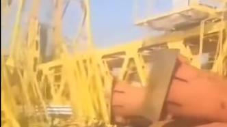 四川简阳市一大桥项目塔吊垮塌，造成6死5伤