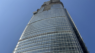 浦西天际线高点！上海徐家汇中心370米办公楼结构封顶