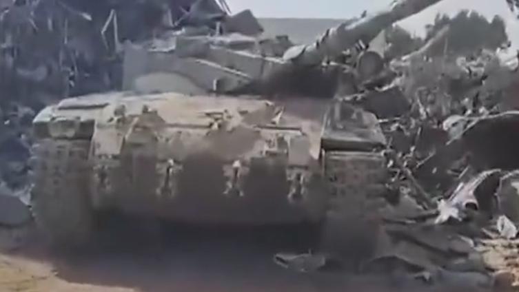 以色列一退役坦克被盗，现身垃圾填埋场