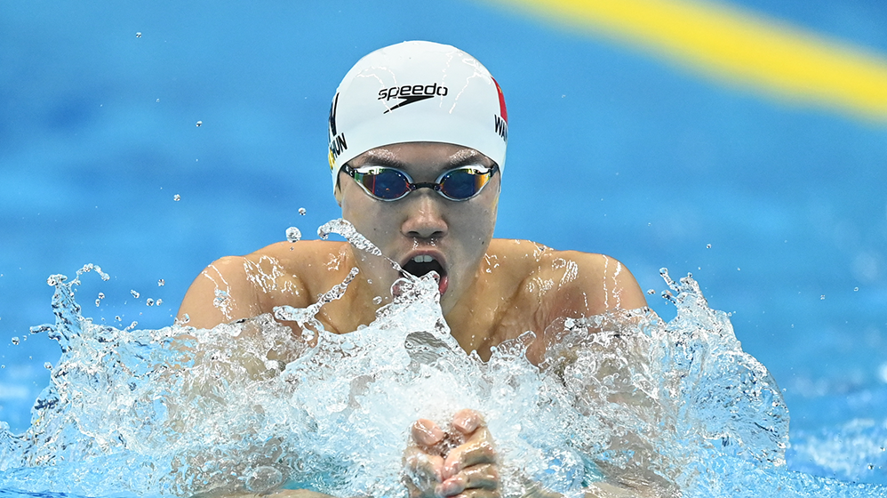 中国游泳首日金牌大包大揽，日韩泳将：是对手也是目标