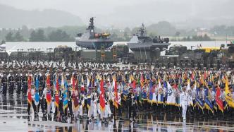 韩国时隔10年首次举行大规模阅兵式，派出尖端战斗力参加